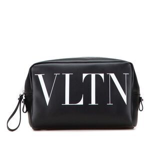 Pre Loved valentino Women Black Pouches